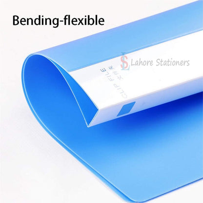 Single Lever Clip File Plastic File Holder for Documents Cover A4 Size Punchless