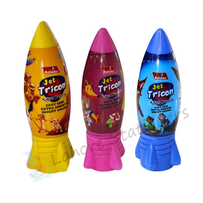 Bahadur Jet Tricon Color Pencils Jar New 24 Colors