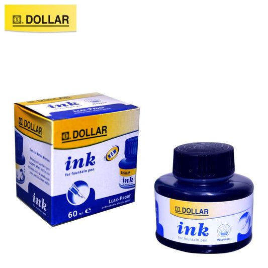 Dollar Fountain Ink Pen 60ml  Blue