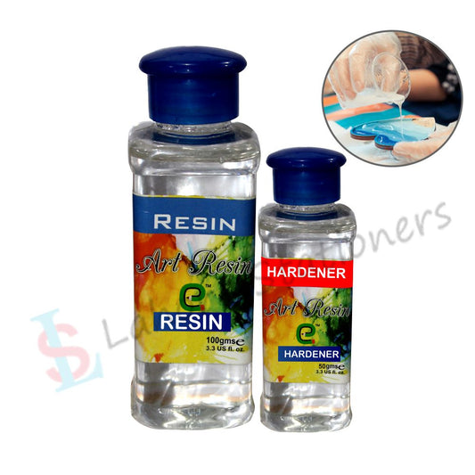 Epoxy Resin And Hardener Resin100gms &a Hardener 50gms Pair