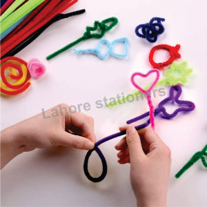 100pcs High-Density 12-Inch Velvet Pipe Cleaners Soft Chenille Stems for Crafts & DIY Projects