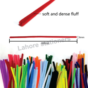 100pcs High-Density 12-Inch Velvet Pipe Cleaners Soft Chenille Stems for Crafts & DIY Projects