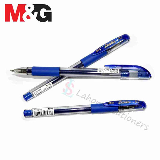 M&G Leader Gel Pen Blue Pack of 12 Pcs