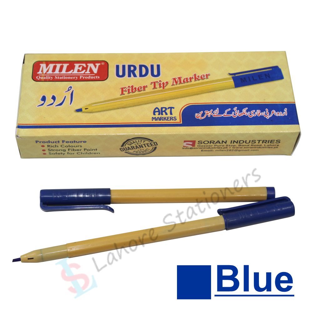 Millen Urdu Marker Cut Nib Pack of 10 Pcs