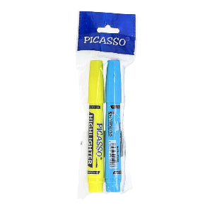 Picasso Highlighter Set  24 Pcs Fluorescent Highlighters Office & School Stationery Display Box