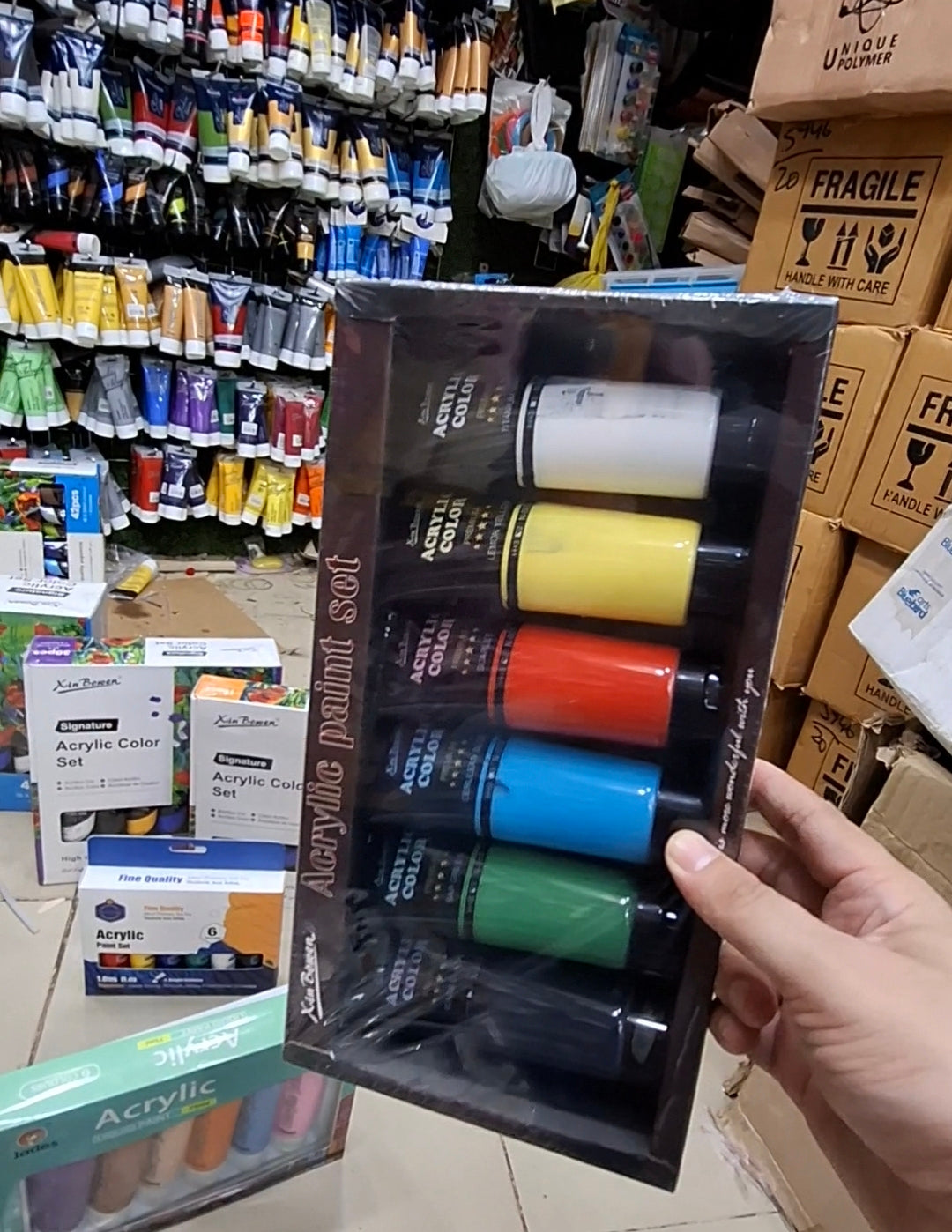 Acrylic Paint Set (12, 18, 30, 42 Colors) - Wholesale Art Supplies