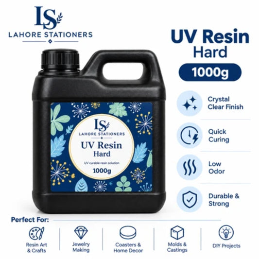 UV Resin Hard 1000g Fast Cure UV Resin for Resin Art & DIY Crafts