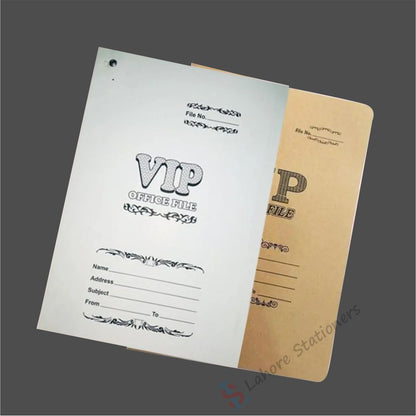 VIP Office File With Tag Threads Dori 6 Pcs Files – Lahore Stationers