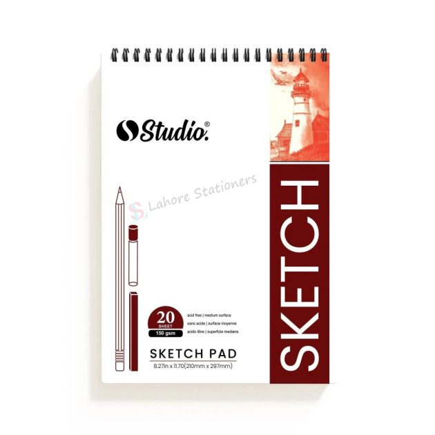 Studio Sketch Pad A3 and A4 Size - Lahore Stationers