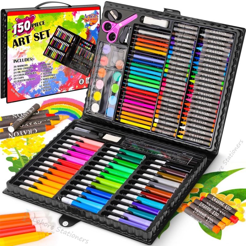 Colouring Kit 150 Pcs Best Art Drawing Painting Set