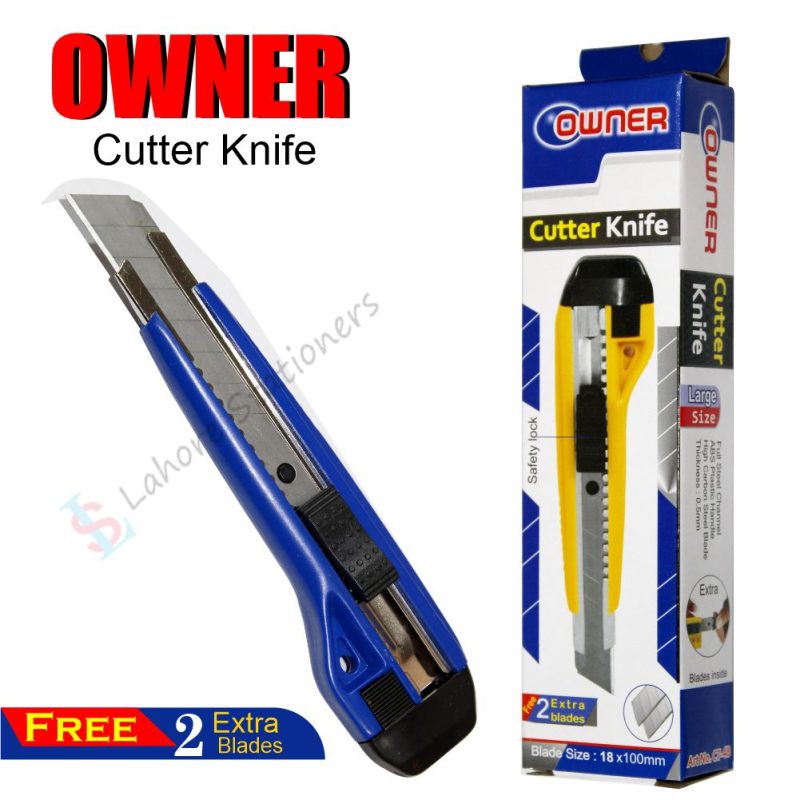 Owner Paper Cutter Knife High Quality Cutter With Two Extra Blades