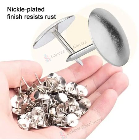 Thumb Tacks Nickel Plated Silver Push Pins